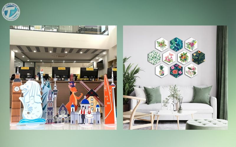 Tấm formex ứng dụng trong tạo đồ nội thất và phụ kiện trang trí